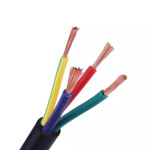 PVC Insulated Copper Conductor RVV Cable for Lighting and Production Equipment