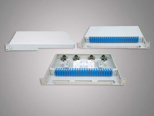 Buy cheap Stainless Steel Fiber Optic Terminal Box Rack Mounting With 19'' Standard Structure from wholesalers