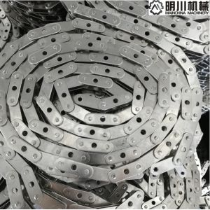 Buy cheap Silver Double Roller Chain , C2050 Stainless Steel Conveyor Chain With A Hole from wholesalers