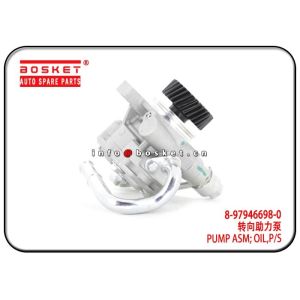 Buy cheap Power Steering Oil Pump Assembly Isuzu D-MAX Parts For 4JJ1 4JK1 8-97355980-3 8-97946698-0 8973559803 8979466980 from wholesalers