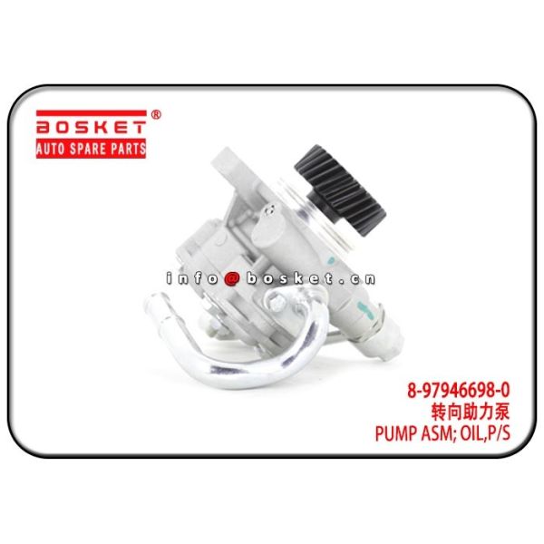 Buy cheap Power Steering Oil Pump Assembly Isuzu D-MAX Parts For 4JJ1 4JK1 8-97355980-3 8-97946698-0 8973559803 8979466980 from wholesalers