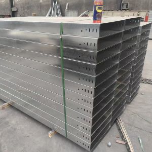 Buy cheap Aluminum Alloy Cable Tray Silver Power System Beautiful and Anticorrosive from wholesalers