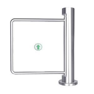 Buy cheap Indoor 90 Angle Single Directional Stainless Manual Swing Gate Barrier for Exhibition from wholesalers