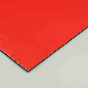 Buy cheap Wine Red Antibacterial PE Aluminum Composite Panel Interior Wall Paneling 122cm*244cm from wholesalers