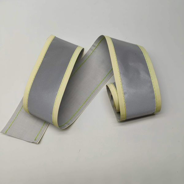 Buy cheap reflective fabric with luminous sewing on from wholesalers