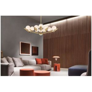 Buy cheap Bronze Glass Pendant Chandelier Lights 2700K/3000K/3500K from wholesalers