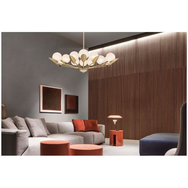 Quality Bronze Glass Pendant Chandelier Lights 2700K/3000K/3500K for sale