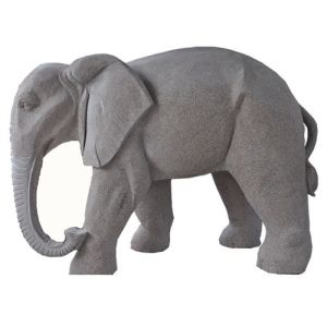 Buy cheap Fiberglass Garden Animal Sculptures Decorative Stone Elephant Garden Statue from wholesalers