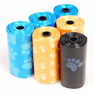 Fully Biodegradable eco friendly poo bag with dispenser custom printed dog poo