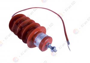 Buy cheap Fully Insulated Lightning Surge Arrester Polymer Metal Oxide 485mm product