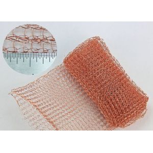 Buy cheap 0.1mm * 0.4mm Flat Copper Wire Mesh from wholesalers