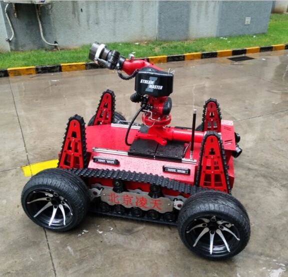 Quality Fire fighting robot applied DC motor with large capacity battery type, modular distributed control design for sale