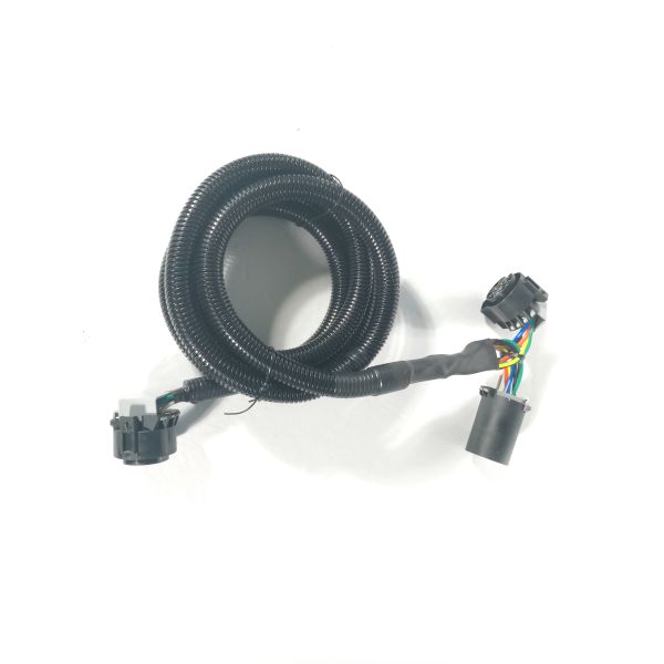 PVC Coiled Trailer Cable Flexible Strong Elasticity 7 Way Wiring For Trailer