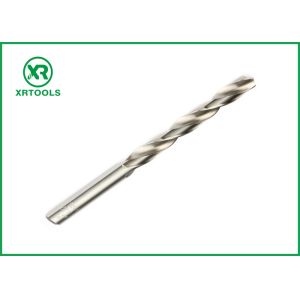 Buy cheap Roll Forged HSS Drill Bits Half Ground White Finished Straight Shank DIN 338 Straight Shank Drill Bit from wholesalers