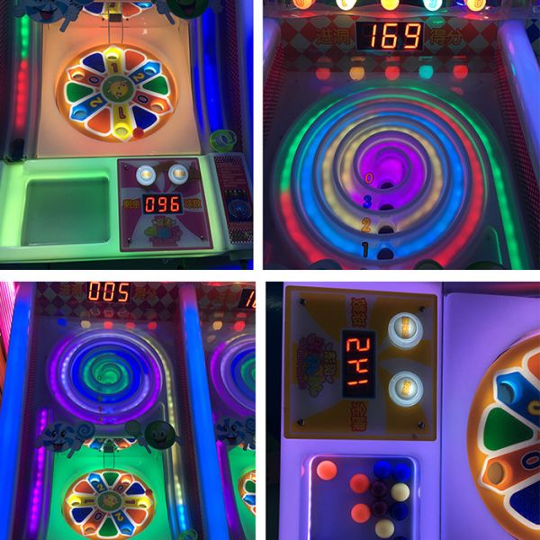 Commercial Coin Operated Magic Lollipop Game Machine / Indoor Sports Recreational Facilities