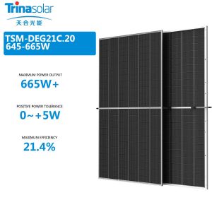 Buy cheap Trina Monocrystalline Mono PERC A Grade Cell 650W 660W Solar Panels TSM DEG21 PV Module from wholesalers