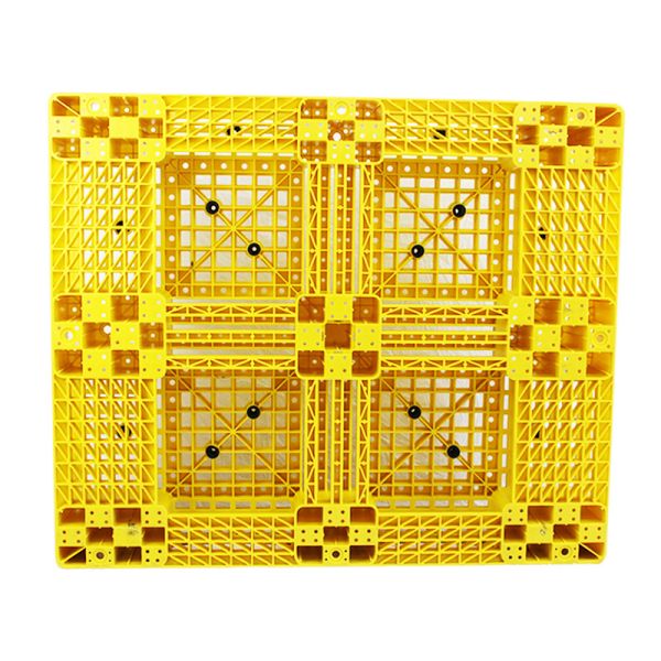Buy cheap PP HDPE Yellow Plastic Pallets Stackable 100% Virgin Material from wholesalers