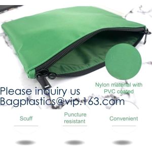 Buy cheap Custom Logo Security Money Pouch Utility Bank Deposit Bag with Zipper pouch case bag,Portable bank bag, bagease, bagplas from wholesalers