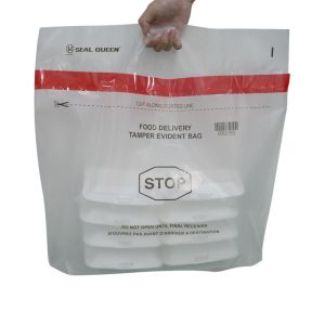 Buy cheap LDPE Custom Food Carrier Tamper Proof Security Bags Self Sealing from wholesalers