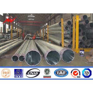 Buy cheap Q345 220kV Electrical Power Steel Transmission Pole And Distribution Pole from wholesalers