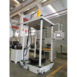Buy cheap Custom Servo Four Column Hydraulic Press Machine CE ISO HMI Control from wholesalers