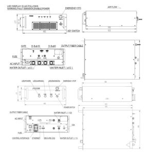 4Kw Fiber Laser Source High Power With Feibo Laser Source Cutting Copper