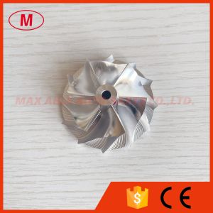 Buy cheap TD03 reverse 36.50/48.00mm 6+6 blades Turbo milling/aluminum 2618/billet compressor wheel from wholesalers