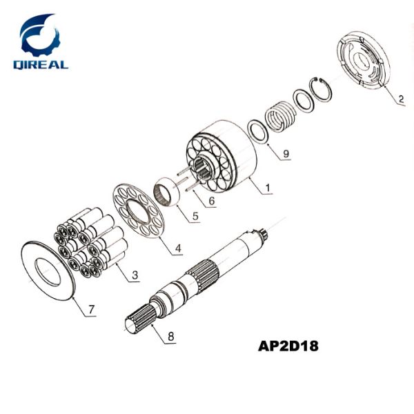 Buy cheap Hydraulic Pump Parts Ap2d12 Ap2d18 Ap2d25 Ap2d28 Ap2d36 from wholesalers