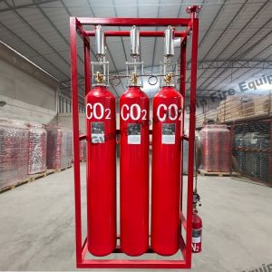 Buy cheap 70L High Pressure CO2 Fire Suppression System 42kg Capacity from wholesalers