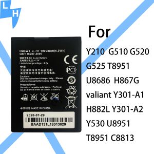 HB4W1 Polymer Lithium Battery for Huawei Ascend G510 G520 G525 Y210 Y530 3000mAh