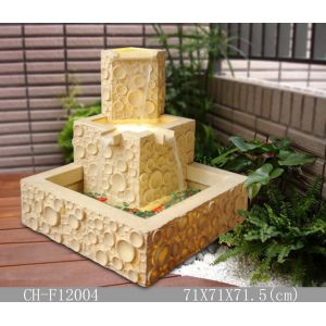 Buy cheap Polygon Fish Tank Sandstone Brick Garden Fountain from wholesalers