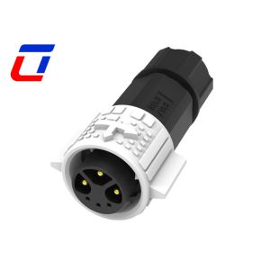 Buy cheap 6 Pin Power And Signal Wire Splice Connector Waterproof 3+3 Pin 300V Plug Socket from wholesalers