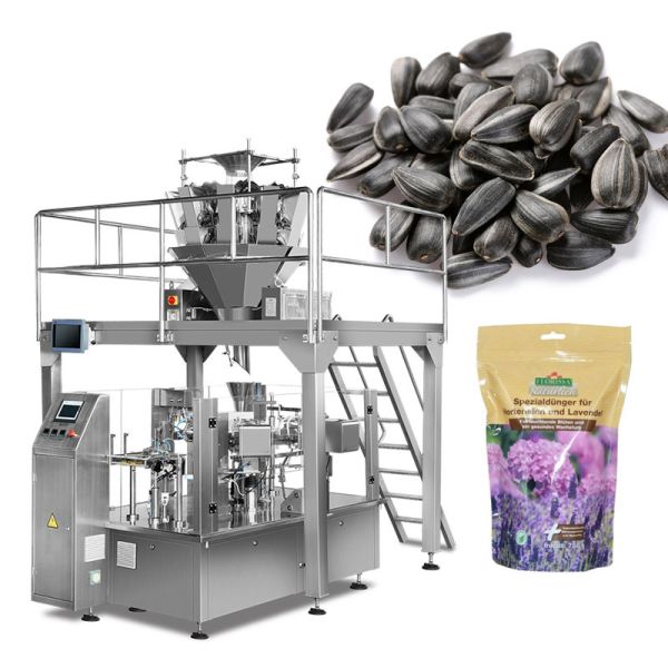 Quality Grain Pouch Premade Bag Packing Machine With Reclosable Zipper for sale
