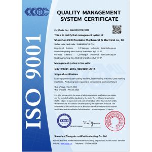 ShenZhen CKD Precision Mechanical & Electrical Co., Ltd. Certifications