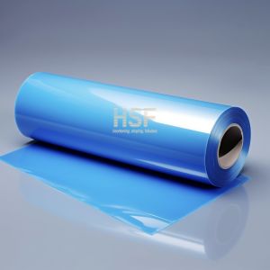 Buy cheap 20um Coated PET Non Silicone Release Film Translucent Blue from wholesalers