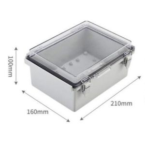 Buy cheap 210x160x100mm IP65 ABS Plastic Enclosure With Hinged Cover from wholesalers