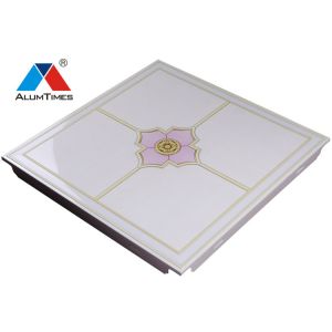 China Bedroom 60x60 Aluminum Ceiling Tiles , False Ceiling Board With SGS ISO CE Certified on sale