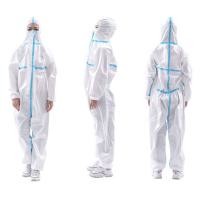 Buy cheap Level 4 Ppe One Piece White Personal Protective Equipment Suit product