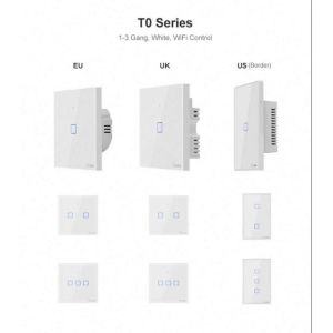 Buy cheap Smart Switch Module Home Wifi Smart Switch Alexa Google Voice Control SONOFF 1/2/3 Gang T0 T1 T2 T3 US/EU/UK from wholesalers