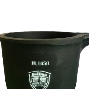 Safety Silicon Carbide Pure Graphite Crucible Oxidation Resistance With Pouring