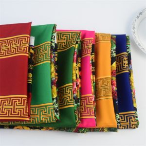 Custom Polyester Printing Fabric Woven Wrinkle Resistant