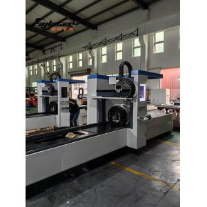 Buy cheap 6000mm Tube Laser Cutting Machine with 0.03mm/m Precision from wholesalers