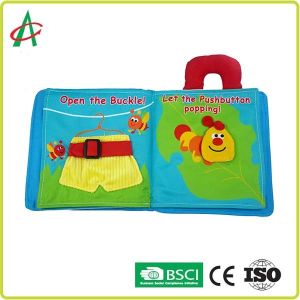 Buy cheap ISO BSCI Family Early Education 3d Cloth Book Polyester fabric from wholesalers