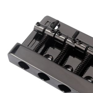 Buy cheap Premium Black Zinc Alloy Iron Bridge for 4-String Electric Bass Guitar from wholesalers