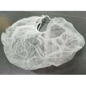 Buy cheap Double Elastic 40GSM Disposable Beard Nets from wholesalers