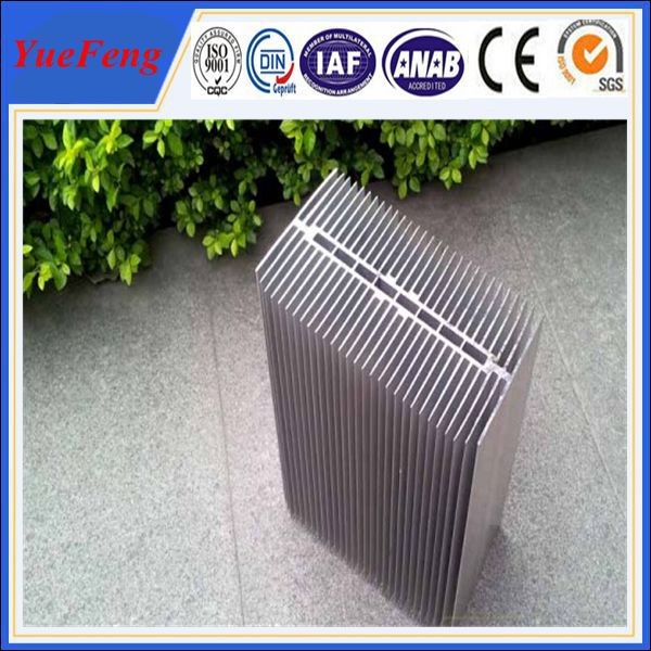 Buy cheap HOT!reliable chinese supplier extruded large radiator heat sinks with silver color from wholesalers