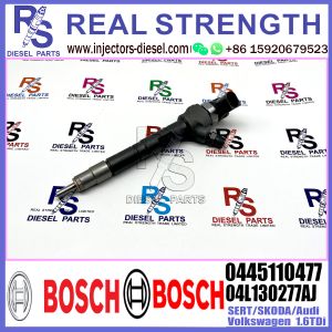 Buy cheap Common Fuel Diesel Injector 0445110476 0445110477 04L130277AJ 04L130277G for SERT/SKODA/Audi/Volkswagen 1.6TDI Engine from wholesalers
