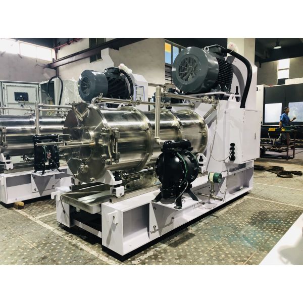 Quality Nano Grinding 100L Horizontal Sand Mill 55kW For Higher Quality Enegry Saving Dyestuff MLCC for sale