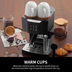Buy cheap Espresso Coffee Machine With Milk Frother Tank Stainless Steel from wholesalers