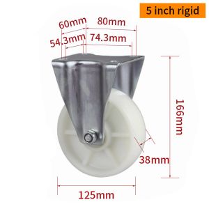 Buy cheap EDL‌ Medium Duty 5inch Caster TPA Plate by Rigid , Swivel and Brake Type 250kg 665P-26 from wholesalers